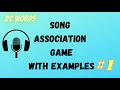 Song Association Words Game