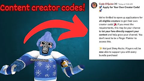 Gorilla Tag New Content Creator Codes!