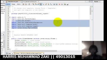 Pembuatan Socket Programming (Chat Client Server)