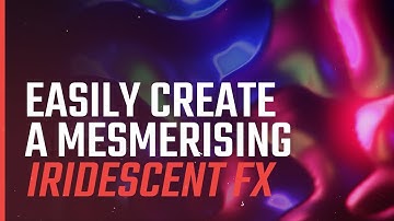 Easily Create a MESMERISING Iridescent Fx With MAYA & ARNOLD