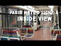 Paris mtro de paris ligne 4  inside paris metro from clignancourt to chteau rouge in 4k 