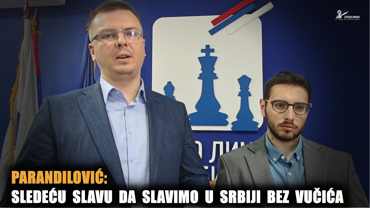 Miloš Parandilović sa svoje slave poslao poruku narodu: Sledeću slavu slavimo u Srbiji bez Vučića!