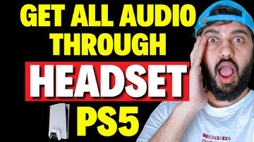 Hoe je ALLE AUDIO via een headset op de PS5 krijgt