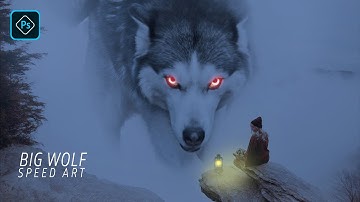 Big Wolf Manipulation Photoshop Tutorial