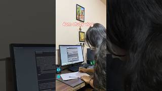 4am study vlog #shorts #shortsfeed #class12th #study #studyroutine #morningroutine