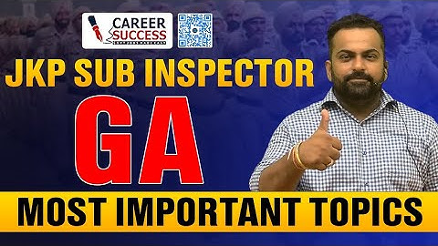 JKPSI 2024 |  GA SYLLABUS - TOPIC WISE PDF | LATEST PATTERN | Jkpsi syllabus 2024