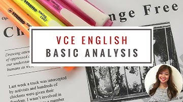 VCE English - Language Analysis: BASIC