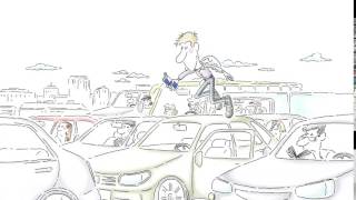 Traffic Jam | Red Bull Cartoon Resimi