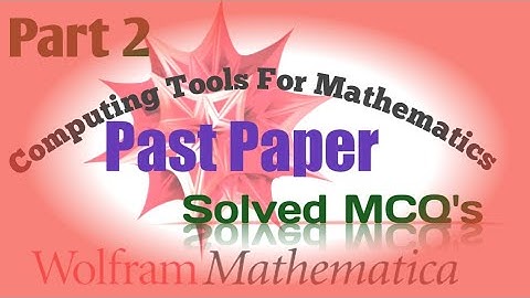 Past Paper Solved MCQ