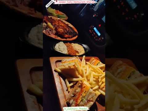 Golden Tasty Restaurant Uae S First Car Dine In Concept Sharjah Food Zone Youtube - Golden Tasty Restaurant Sharjah