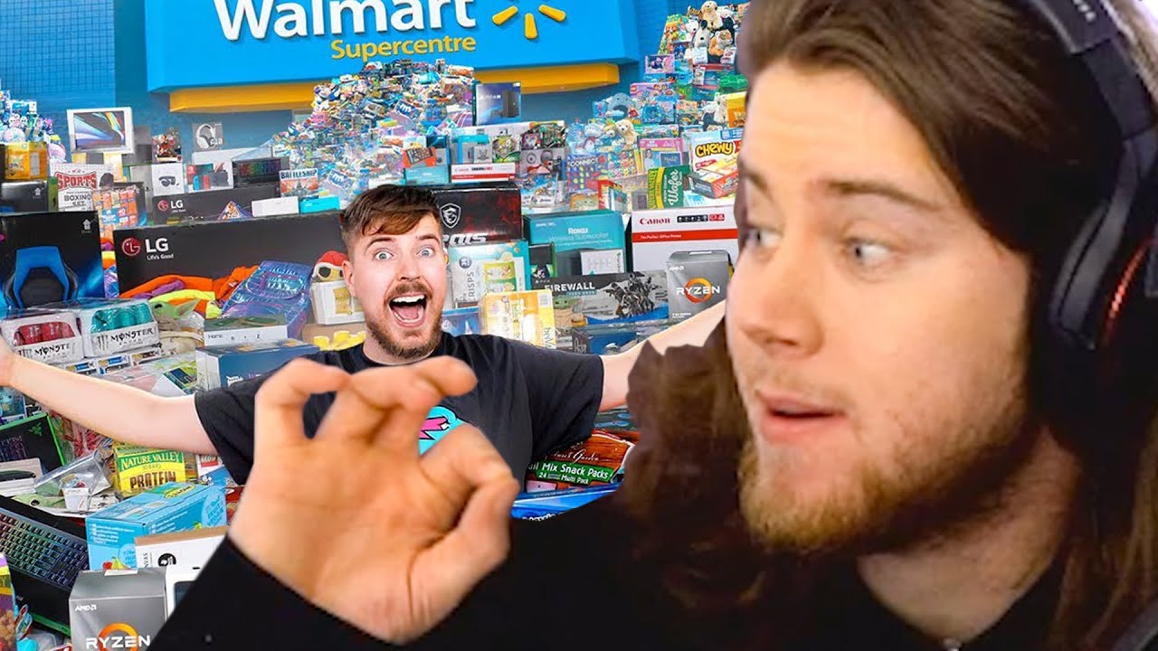 Er kauft 5 Läden leer, verschenkt einfach Autos... - TJ reagiert auf MrBeast krasses Video