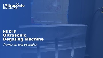 Ultrasonic Degating Machine Power-on Test Operation Flash Removal of Plastic Injection Molded Parts