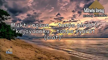 Kidung Kolosebo Lirik Dan Artinya Manunggaling Kawulo Gusti Syekh Siti Jenar