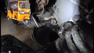 TVS King Auto Rickshaw Changing Oil Filter