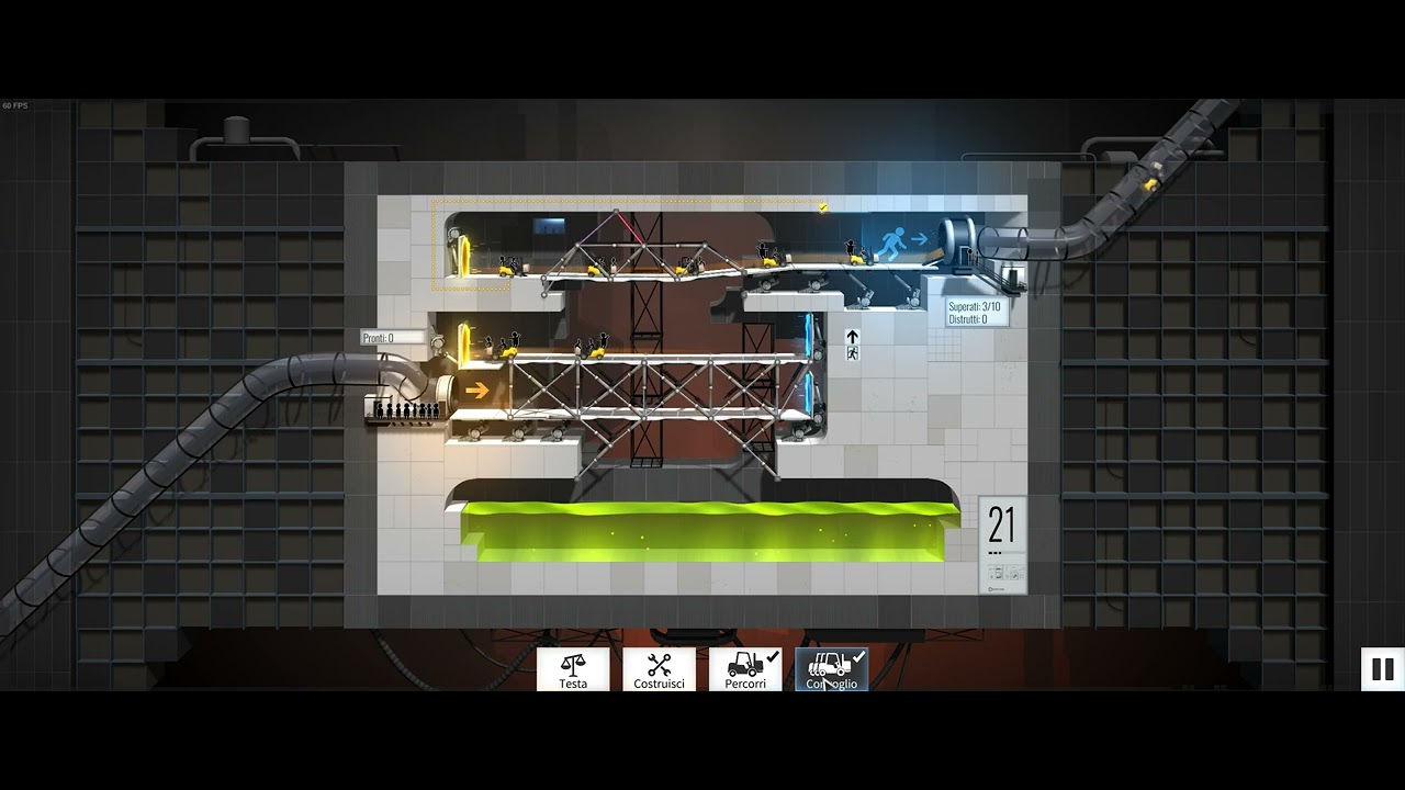 Bridge Constructor Portal - Level 11 - YouTube