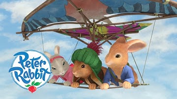 Peter Rabbit - Peter Goes Handgliding | Cartoons for Kids