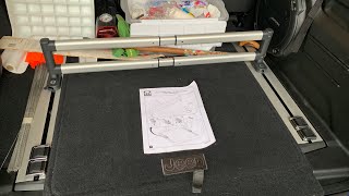 Jeep Wrangler JL trail rail cargo organizer bar Unboxing and installation!