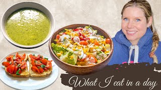 What I eat in a day to lose weight/ vegan low fat high carb diet/ Starch Solution/ 50 - 50 plate