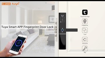 MVTEAM Tuya APP Fingerprint Smart Door Lock K3 ZKMA