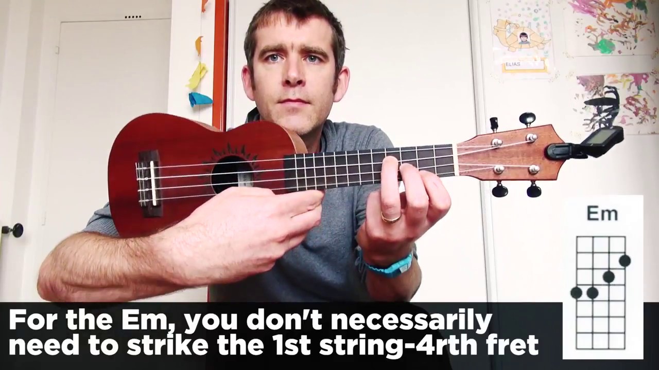 Ukulele Tutorial Get Lucky Daft Punk Chords, rythme et Paroles YouTube