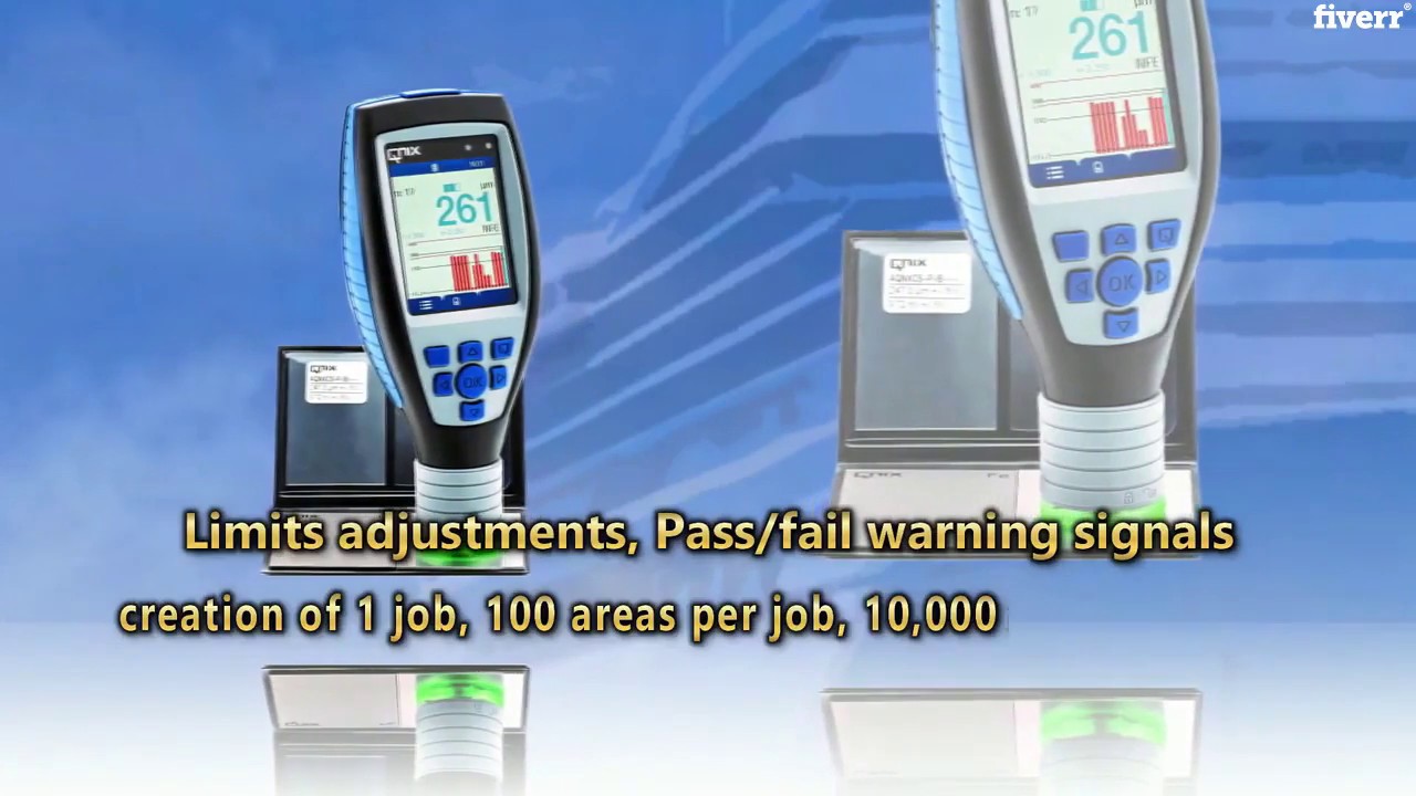 QNix 9500 Digital Paint Thickness Gauge /Meter - Dry Film Thickness Gauge