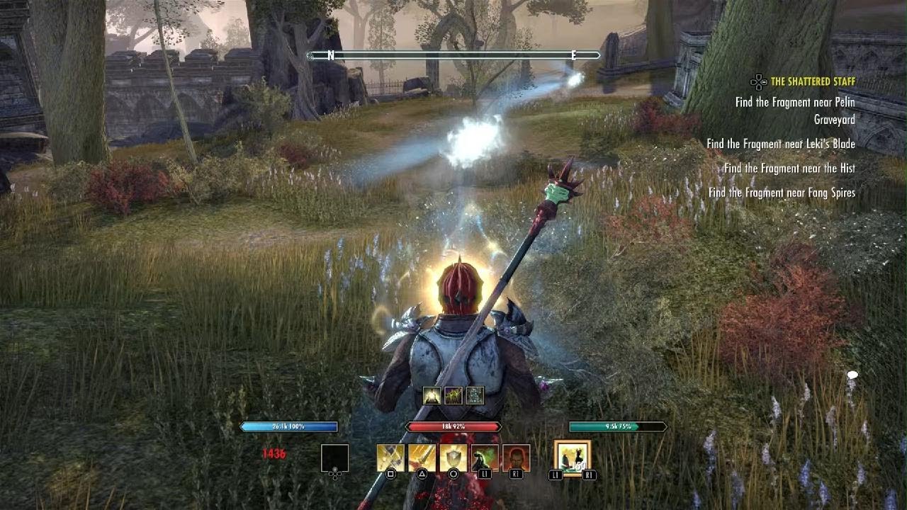 The Elder Scrolls Online shattered Staff fragment 4 Shadowfens YouTube