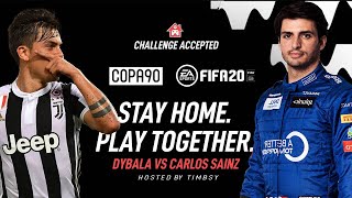 Challenging Paulo Dybala at FIFA20 | Stay Home. Play together