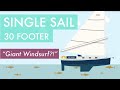 Sailing a giant windsurf nonsuch 30 cat boat ep18