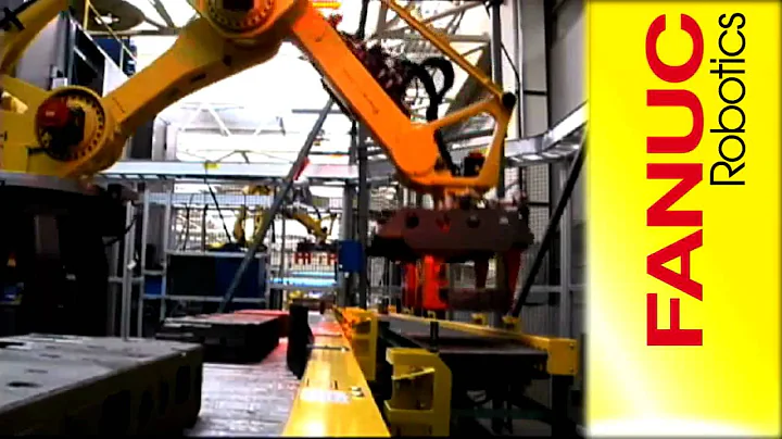 M-410iB Machined Part Palletizing Robot - FANUC Robot Industrial  Automation