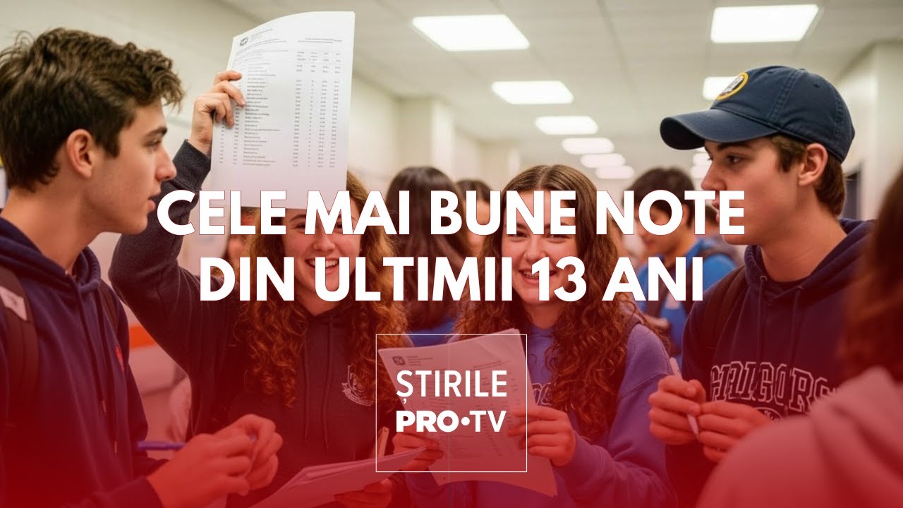 Cele mai bune note la Evaluarea Națională din ultimii 13 ani