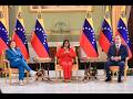 Delcy Rodríguez con British Petroleum (BP), firma de acuerdos, 29 de abril de 2026