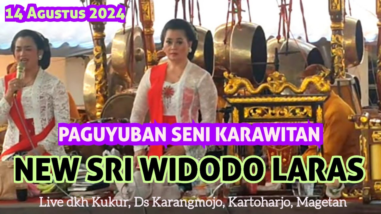 🟡Karawitan Siang, NEW SRI WIDODO LARAS #live Rumah Bpk Sugianto ( iro ) Kukur Karangmojo Magetan