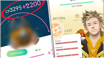 Max out most worst cp shundo Pokémon