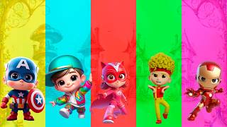 Funny Wrong Eyes 👀 Puzzle | Superheroes Dance | Dame Tu Cosita Challenge