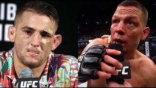 nate diaz vs dustin poirier - Full Fight Highlights 2022 HD | Slow Motion Replay Knockouts !