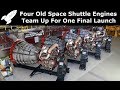 Four Old Space Shuttle Engines Team Up For One Last Rocket Launch