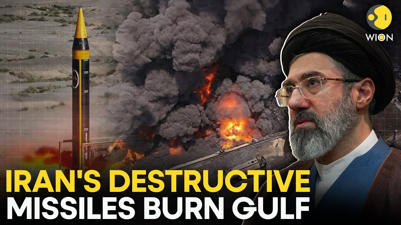 US-Iran War LIVE: Powerful Iranian Missiles Rain Across Gulf, Middle East On High Alert | WION US-Iran War LIVE: Powerful Iranian Missiles Rain Across Gulf, Middle East On High Alert | WION