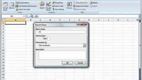 Excel 2007 Tutorial 23 Intro to Macros
