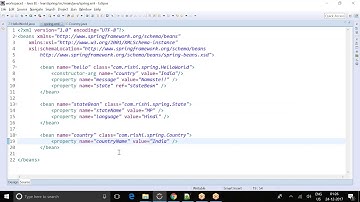 Java Spring - Constructor Arguments with Bean Reference - Session 6