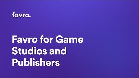 Favro for Game Studios and Publishers How-to Class