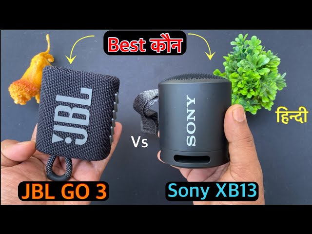 JBL Go 3 vs Sony SRS - XB13, ¿Qué altavoz crees que será mejor