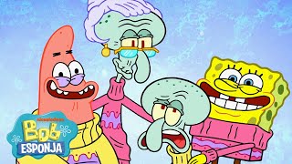 Bob Esponja | ¡Lo Mejor de las Madres en Fondo de Bikini! | Bob Esponja en Español