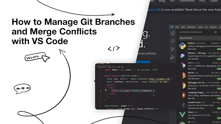 How to Manage Git Branches and Merge Conflicts with VS Code