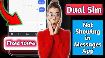 Fix Dual SIM Option Missing in Messages App 2025 🔧 | Set Default SIM for SMS on Android Easily!