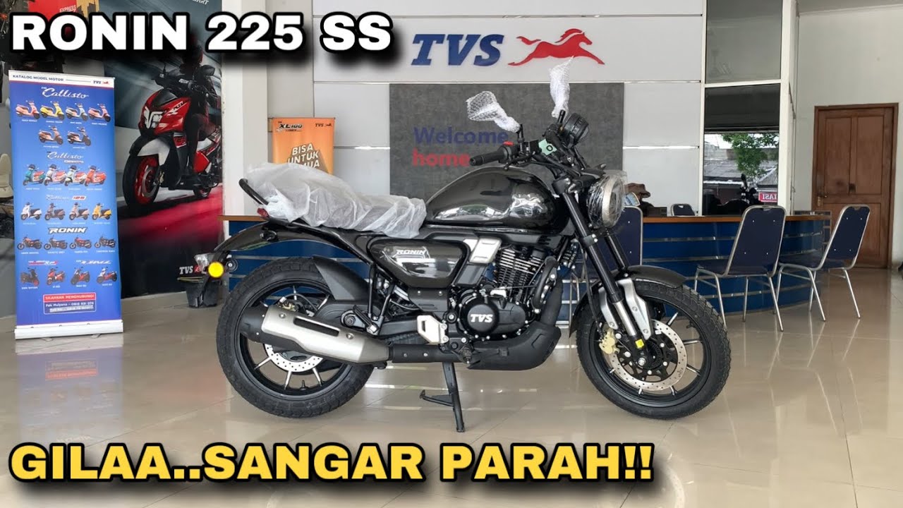 GAHAR‼️TVS RONIN 225 HITAM GLOSSY I HARGA LEBIH MURAH DARI XSR