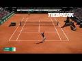 TIEBREAK - *New Patch Update* I Carlos Alcaraz Vs Roger Federer I Roland Garros I FULL SET (PS5)