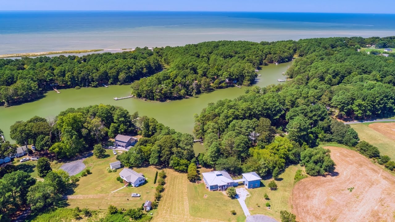 Tucked Away On A Private Inlet of Hungars Creek