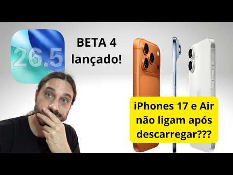 iOS 26.5 Beta 4 released and iPhones 17 won't turn on after the battery is dead???