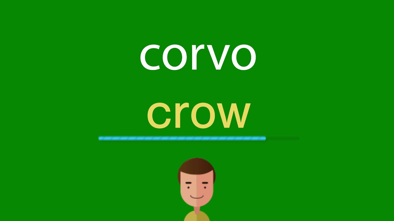 Como dizer corvo em inglês YouTube