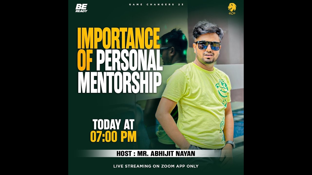 IMPORTANCE OF PERSONAL MENTORSHIP SESSION BY ABHIJIT NAYAN - YouTube